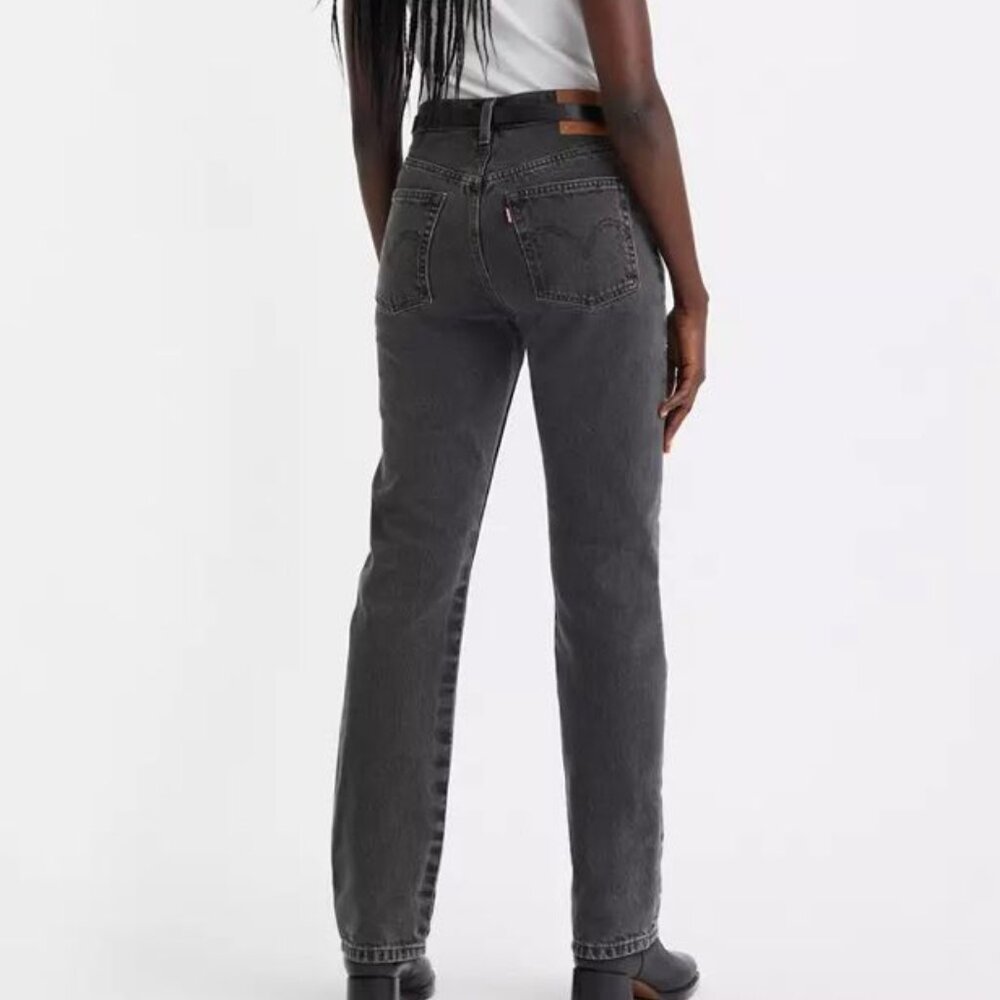 LEVI'S: 501 Original Fit Studded Black Denim Jeans (Size: 23x30) *NWT*